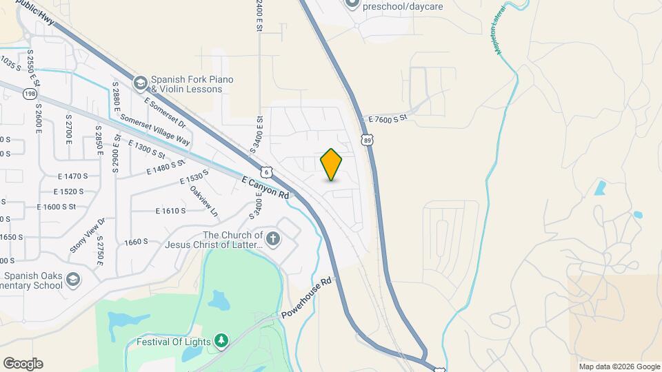 3657 E 1500 S Map and Location Details