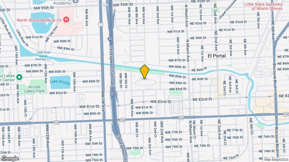 8310 NW 2nd Ave Map and Location Details