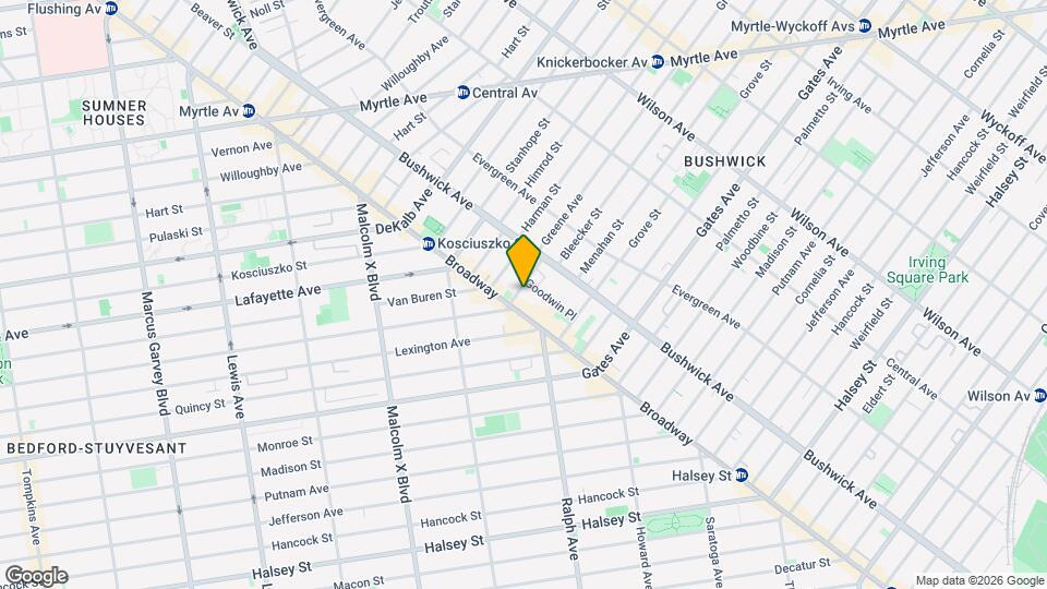 1076 Greene Ave, Unit 2 Map and Location Details