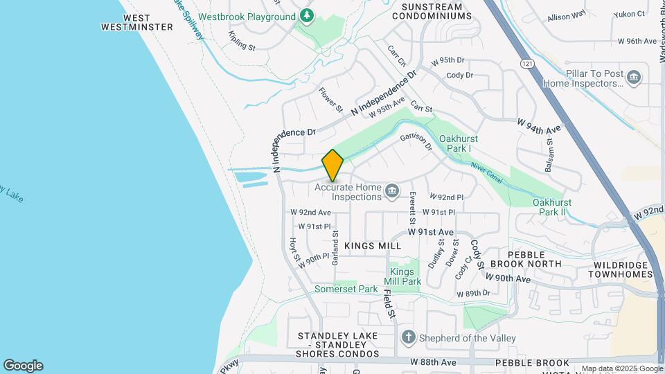 9245 Garland St Mapa y Detalles de la Ubicación