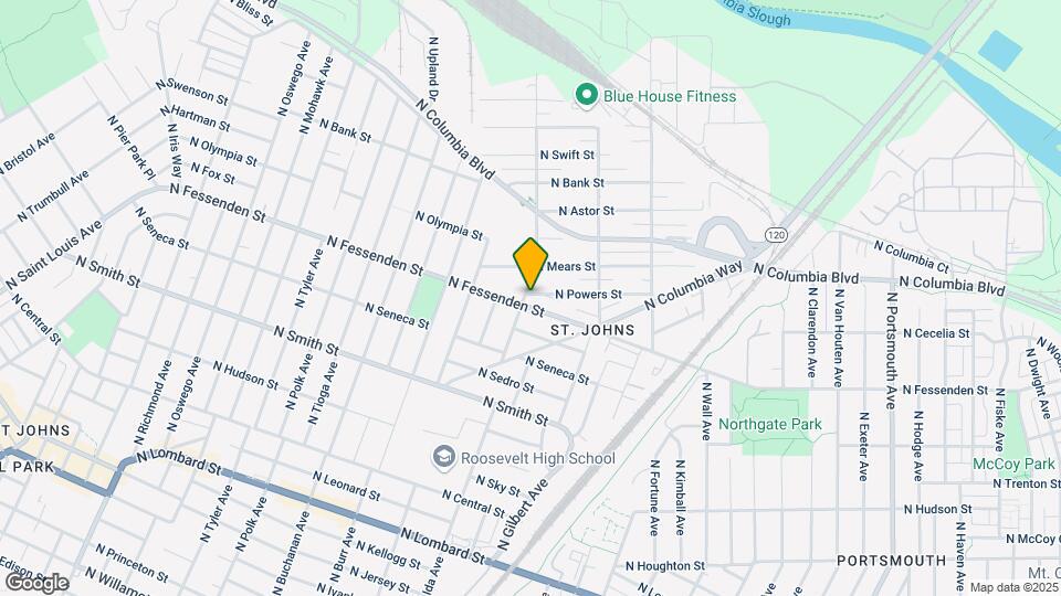6965 N Fessenden St Map and Location Details