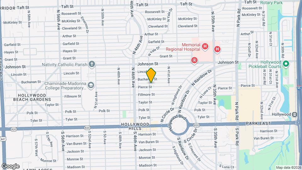 601 N 44th Ave Map and Location Details