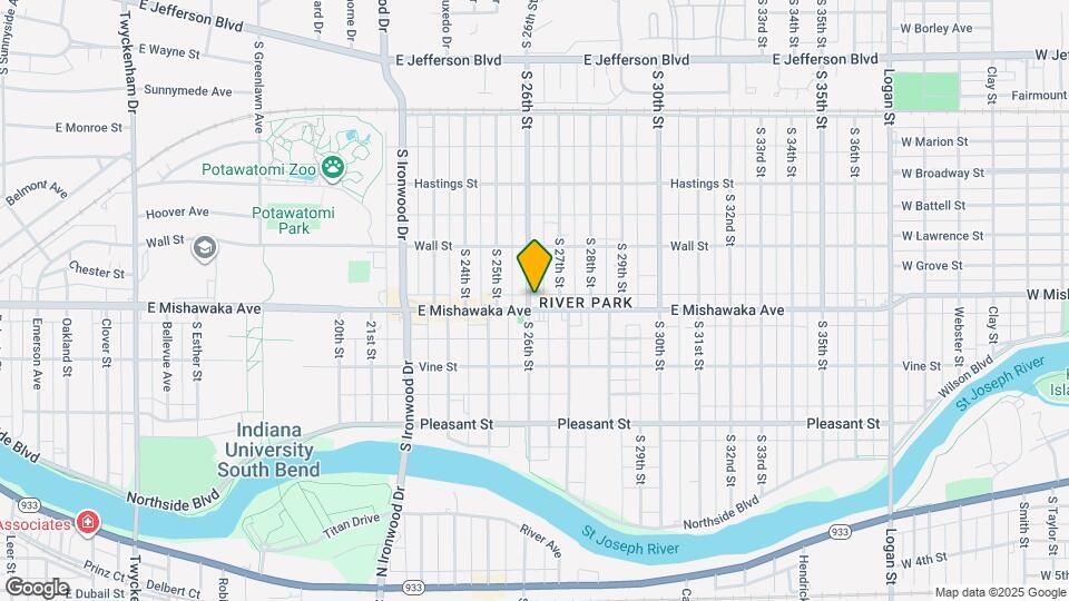 846 S 26th St Map and Location Details