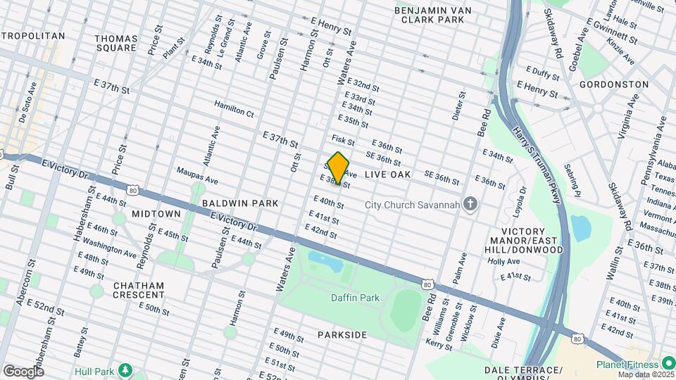 1136 E 39th St Mapa y Detalles de la Ubicación