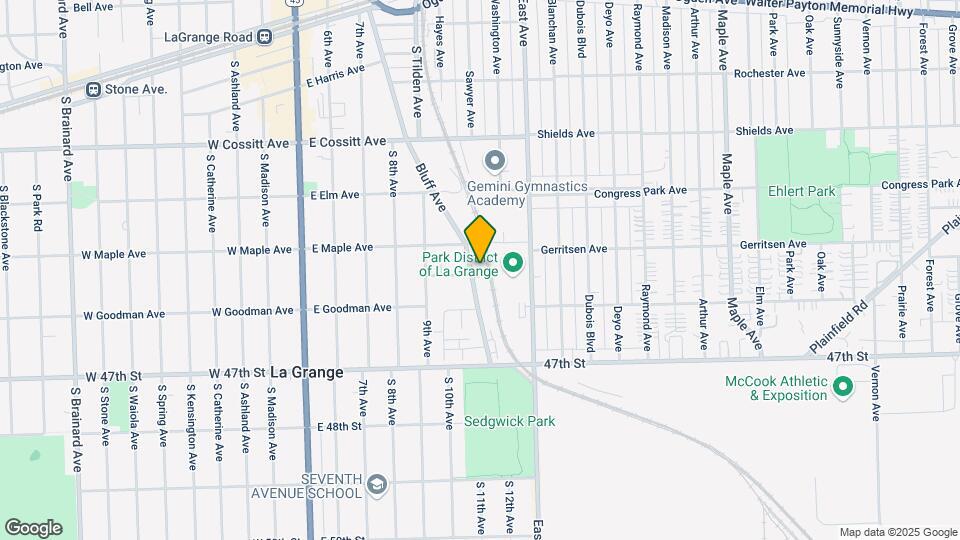 319 Bluff Ave Map and Location Details