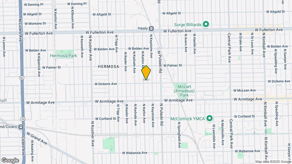4056 W Dickens Ave Map and Location Details