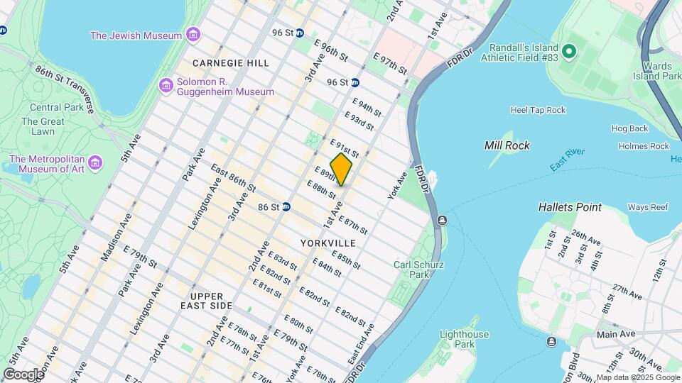 1711 First Ave Mapa y Detalles de la Ubicación