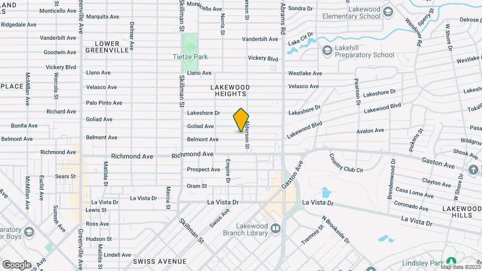 6255 Belmont Ave Map and Location Details