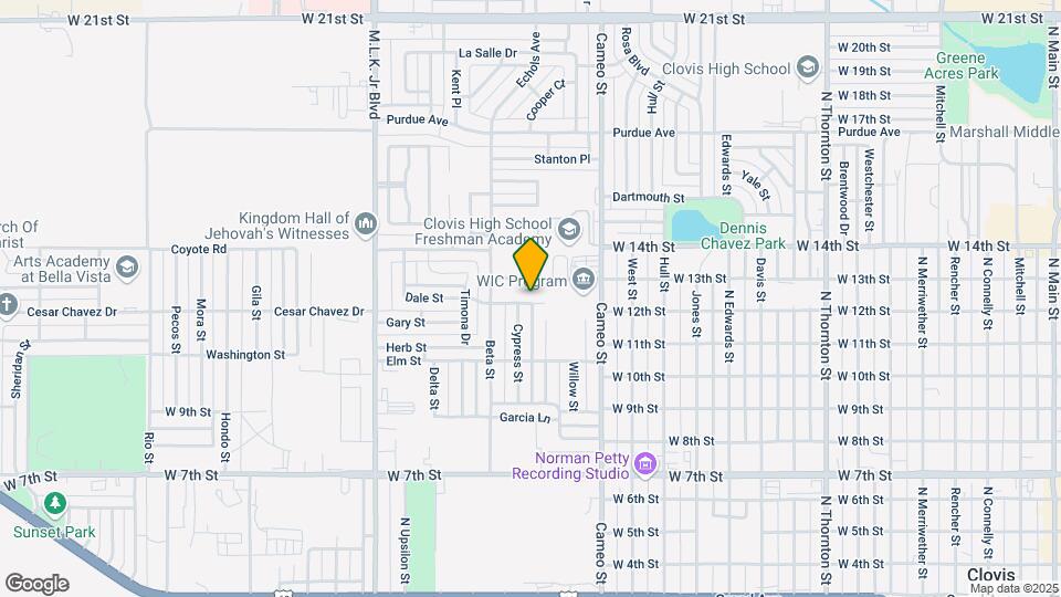 1620 W 12th St Map and Location Details