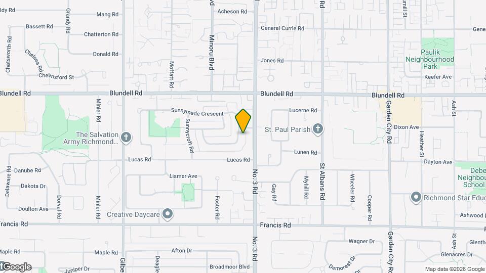 7988 Sunnyholme Crescent Map and Location Details