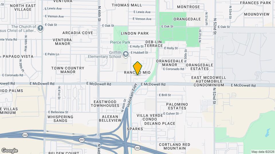 4619 E Almeria Rd Map and Location Details
