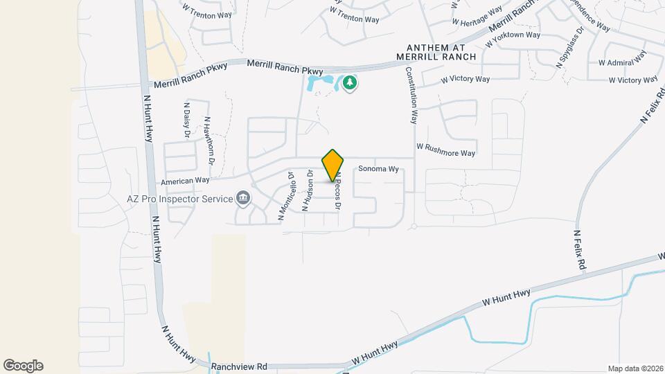 7225 W Pleasant Oak Way Map and Location Details