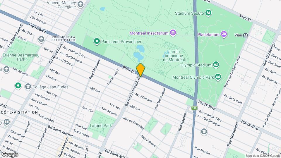 4040 Saint-Joseph Boul E Map and Location Details