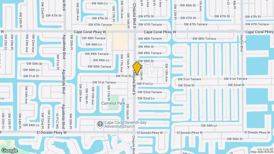5113 Chiquita Blvd S Mapa y Detalles de la Ubicación