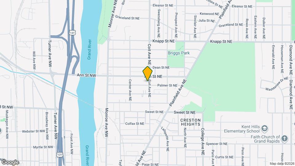 1741 Coit Ave NE Map and Location Details