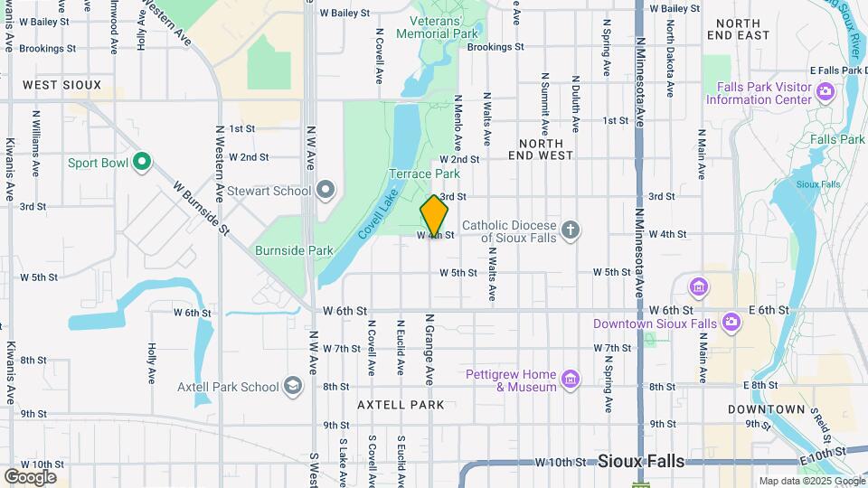 1019 W 4th St Mapa y Detalles de la Ubicación