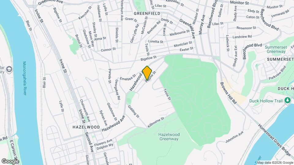 554 Frayne St Map and Location Details