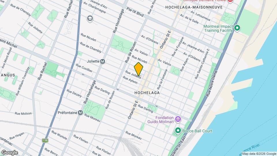 2076 Joliette Map and Location Details