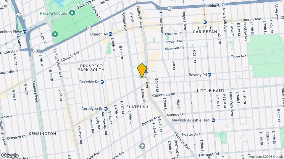 401 E. 21st Mapa y Detalles de la Ubicación