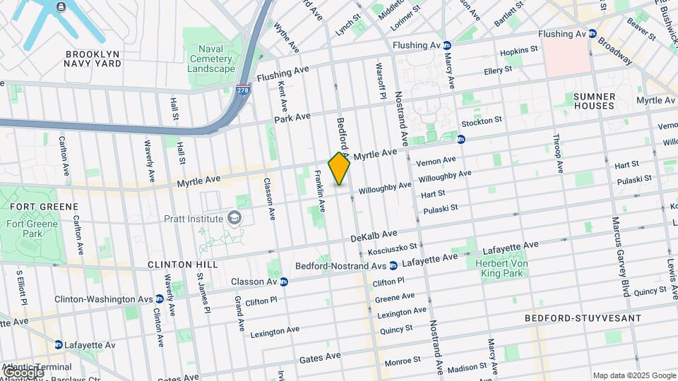 175 Skillman St Map and Location Details