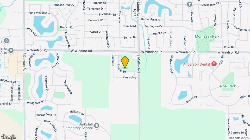 2518 Leeper Dr Map and Location Details