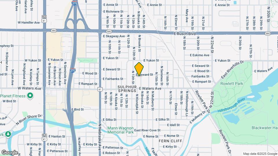 8420 N Brooks St Map and Location Details