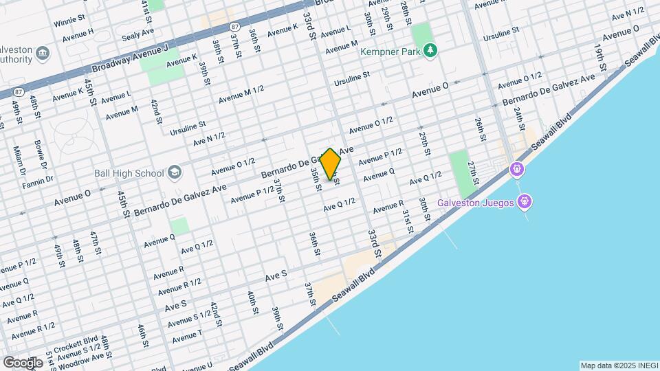 3412 Avenue Q Map and Location Details