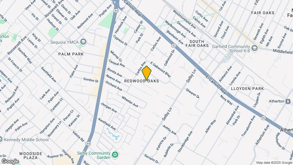 281-285 Roble Ave Mapa y Detalles de la Ubicación