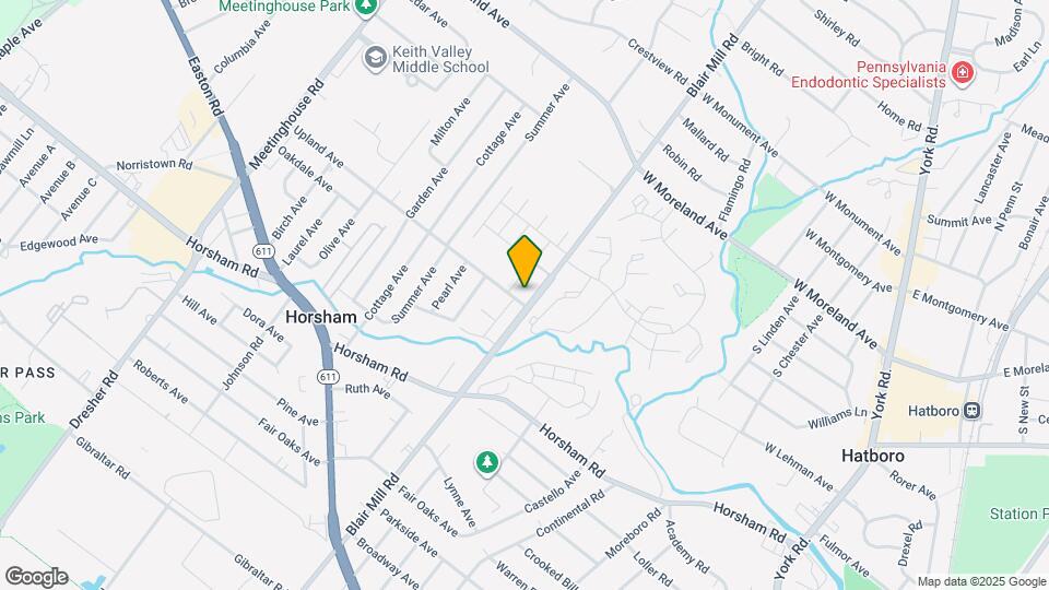 Blair Mill Village West Apartment Homes Map and Location Details