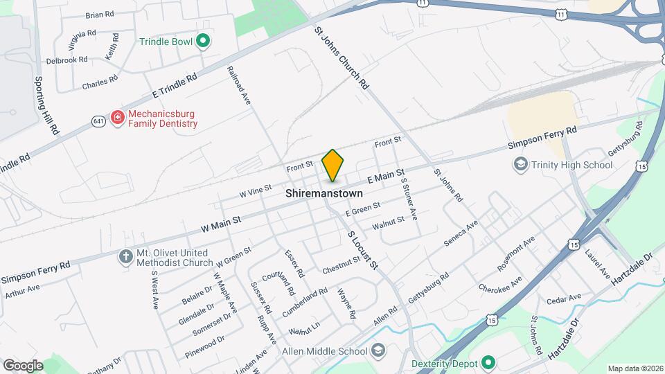 113-115 E Main St Map and Location Details