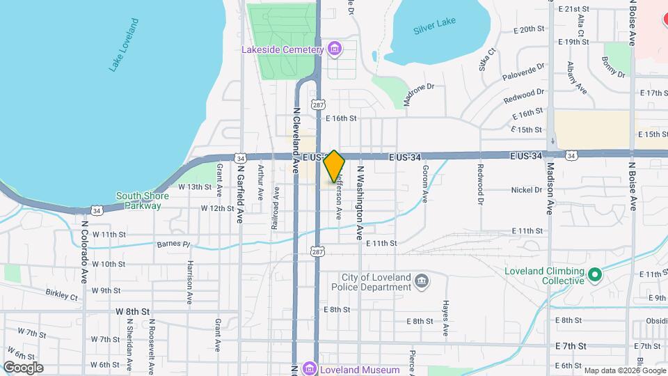 375 E 13th St Map and Location Details