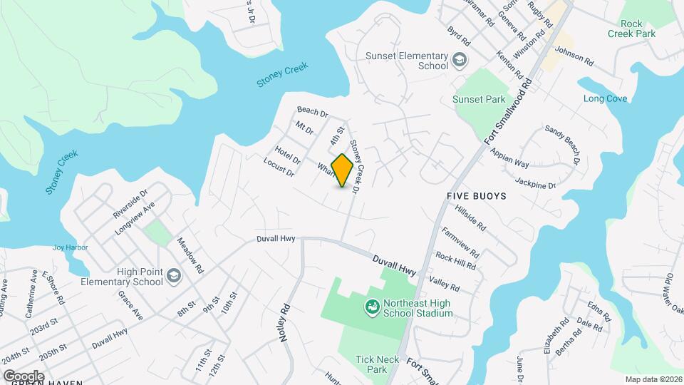 1109 Holmespun Dr Map and Location Details