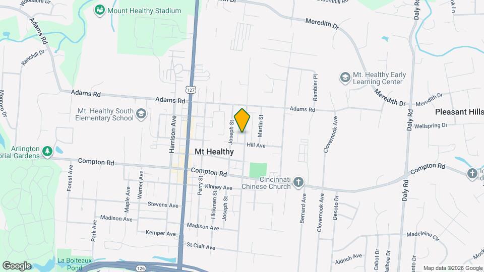 7813 Elizabeth St, Unit Top floor of duplex Map and Location Details