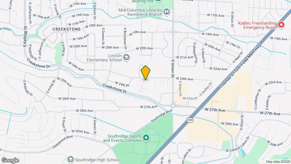 2421 S Arthur Ct Map and Location Details