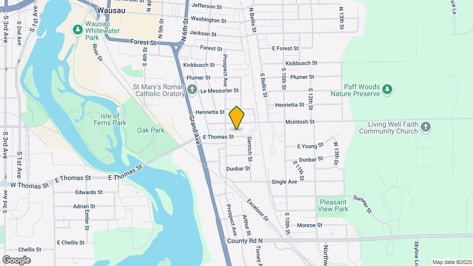 814 E Thomas St-Unit -Upper Map and Location Details