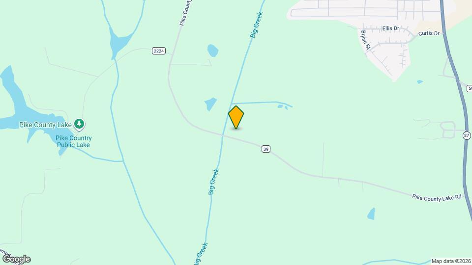 2700 Pike County Lake Rd Map and Location Details