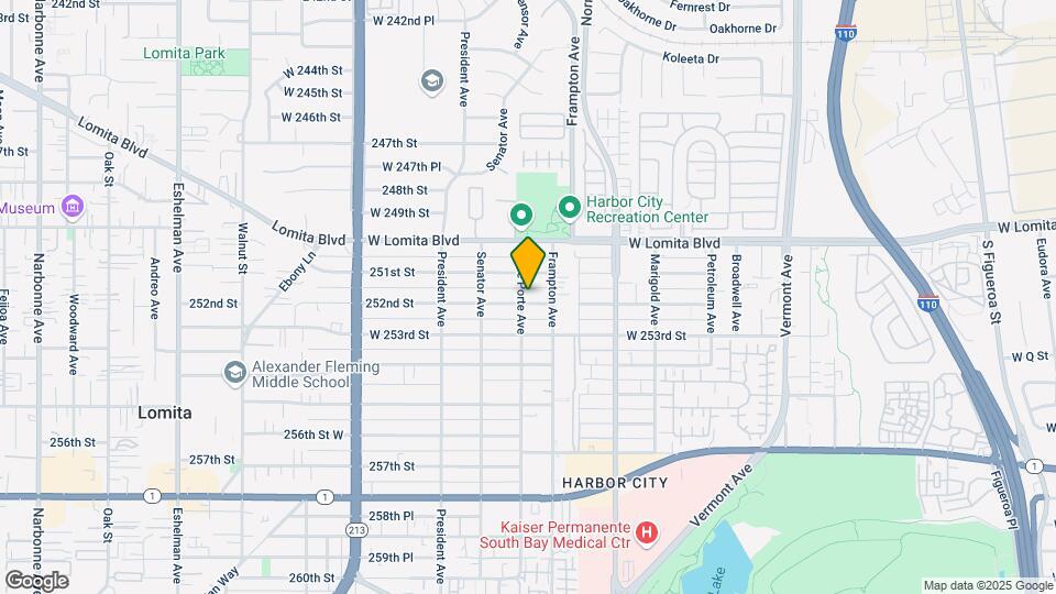 25126 Belle Porte Ave Map and Location Details