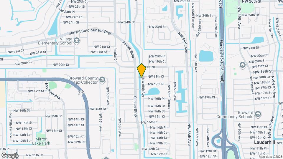 1817 NW 60th Ave Map and Location Details