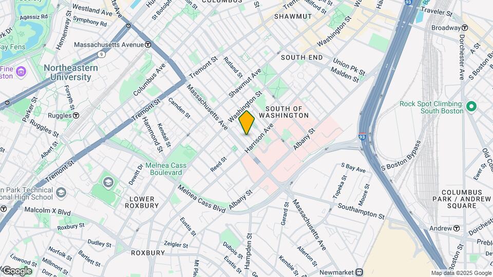 45 E Springfield St, Unit 5 Map and Location Details