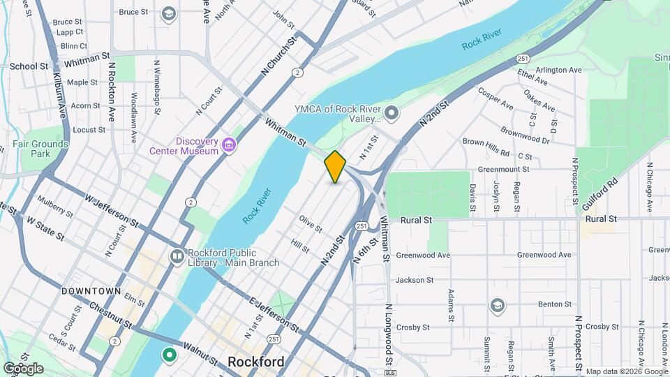 766 N 1st St Map and Location Details