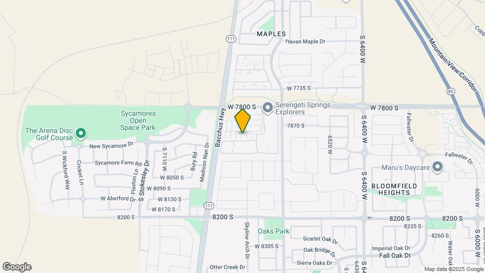 7907 S Gaea Ct Mapa y Detalles de la Ubicación