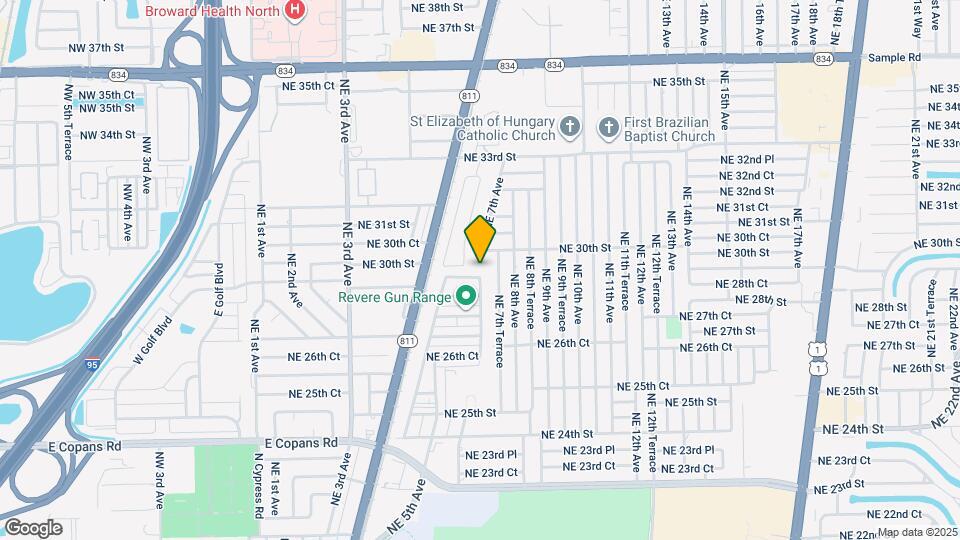 2923 NE 7th Ave Map and Location Details