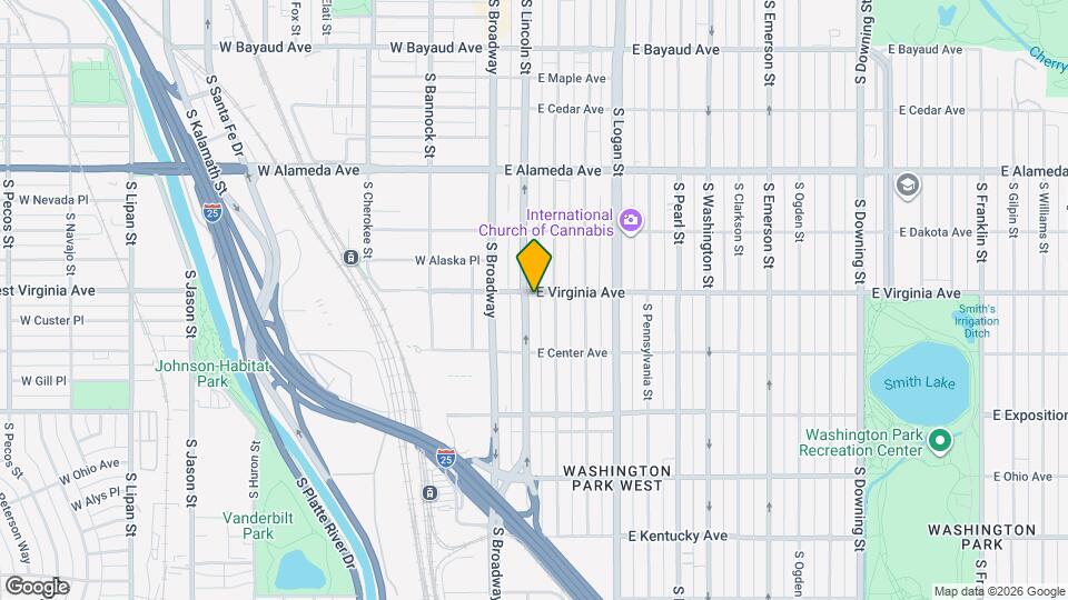 510 S Lincoln St Map and Location Details