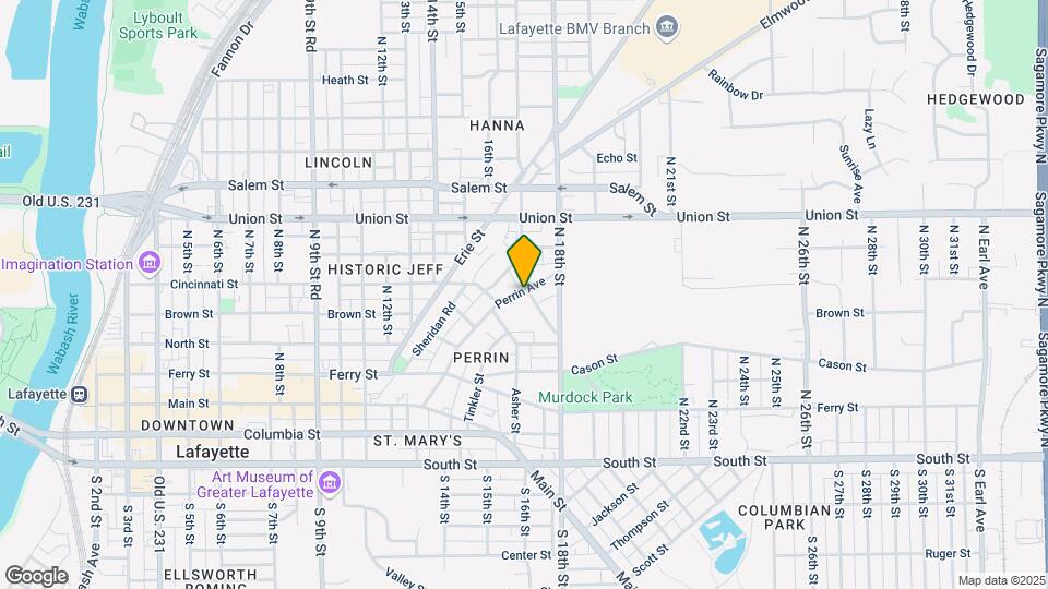 633 Perrin Ave Mapa y Detalles de la Ubicación