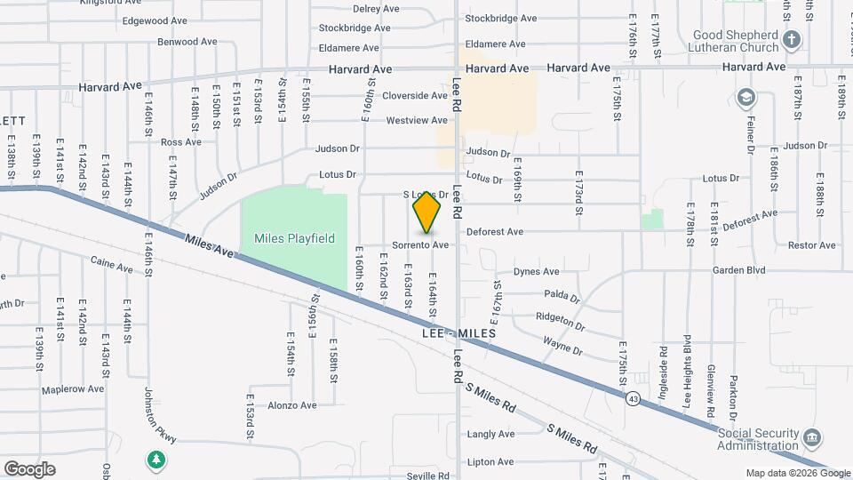 4264 E 164th St Map and Location Details