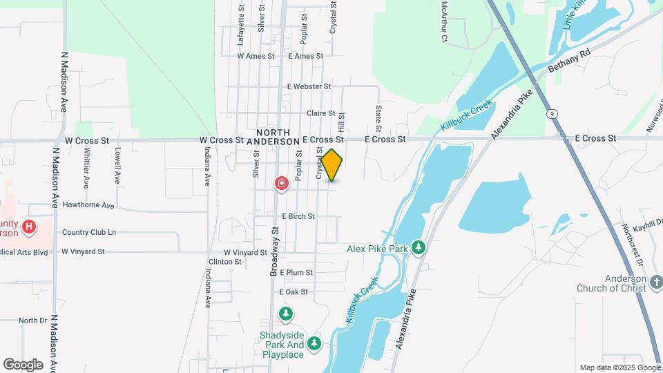 218 E Mulberry St Mapa y Detalles de la Ubicación