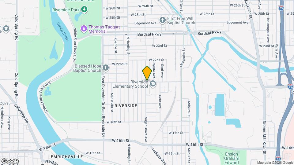 1135 W 21st St Map and Location Details