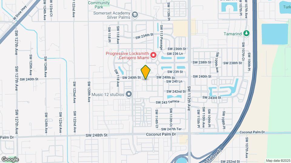 11504 SW 240th Ter Map and Location Details