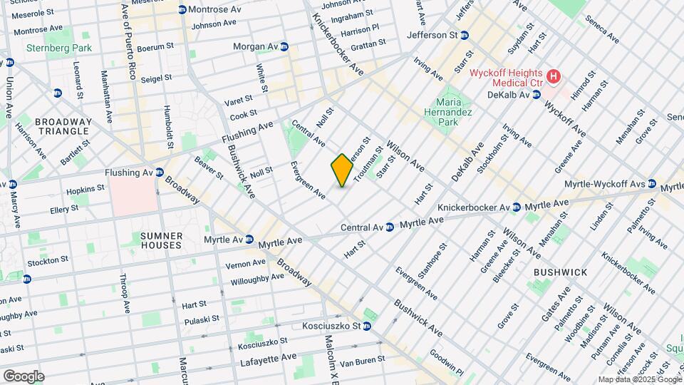 105 Troutman St Map and Location Details