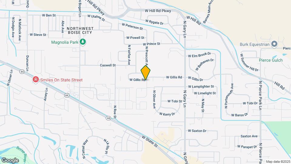 7819 W Gillis St Map and Location Details